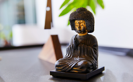 TanaCOCORO[掌] 五劫思惟阿弥陀 | 仏像 守護神 風水 金運 開運 厄除け 本格 仏教 高級 アート デザイン お守り 縁起物 美術 インテリア雑貨 プレミアム 置物 家庭用 東松山イスム