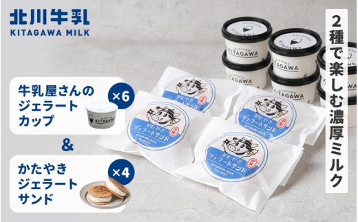 
                  牛乳屋さんのジェラートカップ6個＆かたやきジェラートサンド4個セット/ ジェラート アイス アイスクリーム カップアイス カップジェラート 牛乳ジェラート ミルクジェラート ミルクアイス 牛乳 牛乳屋 かたやき 堅焼き かたやきジェラートサンド ジェラートサンド アイス  伊賀 伊賀市 三重 三重県 ジェラート アイス アイスクリーム カップアイス カップジェラート【kggn0004】
                
