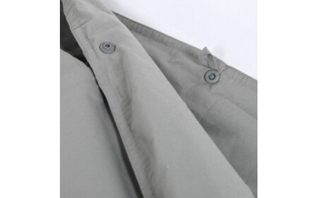 国産 羽毛掛け布団 2枚合わせ シングル 合掛布団0.8kg/肌掛布団0.3kg オールシーズン対応 グレー