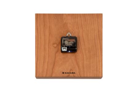 No.226 【家具蔵】 時計　ソアレ角（大）　チェリー材