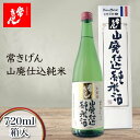 【ふるさと納税】常きげん 山廃仕込純米 720ml 箱入 国産 日本酒 純米酒 純米 ご当地 地酒 酒 アルコール 鹿野酒造 贈り物 ギフト F6P-1410