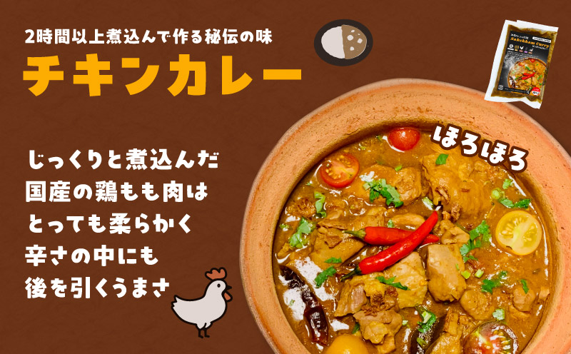 【おうちで本格ベトナム料理】サッチャムチキンカレー（3食セット）_B020-008