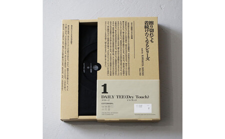 擦り切れても着続けたくなるDAILY TEE　サイズ3（L）【ブラック】