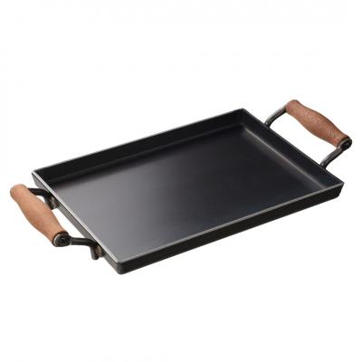 ふるさと納税 三条市 [大人の鉄板] 鉄板大(蓋付き)&ナイフ・フォークセット  IH対応 【079S006】 |  | 01