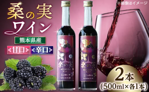 桑の実 ワイン （甘口・辛口） 500ml×2本【株式会社 峯樹木園】 [AYBM006]
