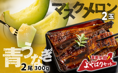 幻の青うなぎ＆マスクメロンセット 食感・風味全てに自信のある最高のうなぎ | 鰻 ウナギ ふっくら うなぎ