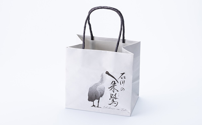 石川の朱鷺ネクタイ 【黄】