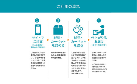 クリーニング 絨毯 ラグ カーペット 宅配 防ダニ クリーニング