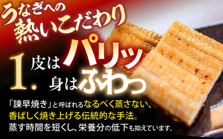 【諫早淡水】うなぎ白焼き4尾