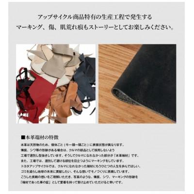 ふるさと納税 豊田市 TOYOTA　UPCYCLE　IDカードホルダー(赤) |  | 02