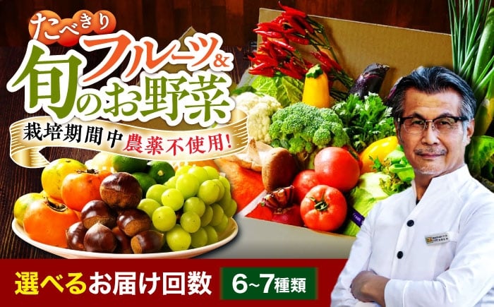 
            【選べる単品・定期便回数】【シェフの目線】 野菜×フルーツセット 6から7種 単身 二人暮らし用 愛媛県大洲市/有限会社ヒロファミリーフーズ[AGBX047] 野菜 定期便 野菜セット やさい 野菜定期便 やさいセット 新鮮野菜 大洲市産 産地直送 おすすめ 人気 お取り寄せ 送料無料 贈答 ギフト
          