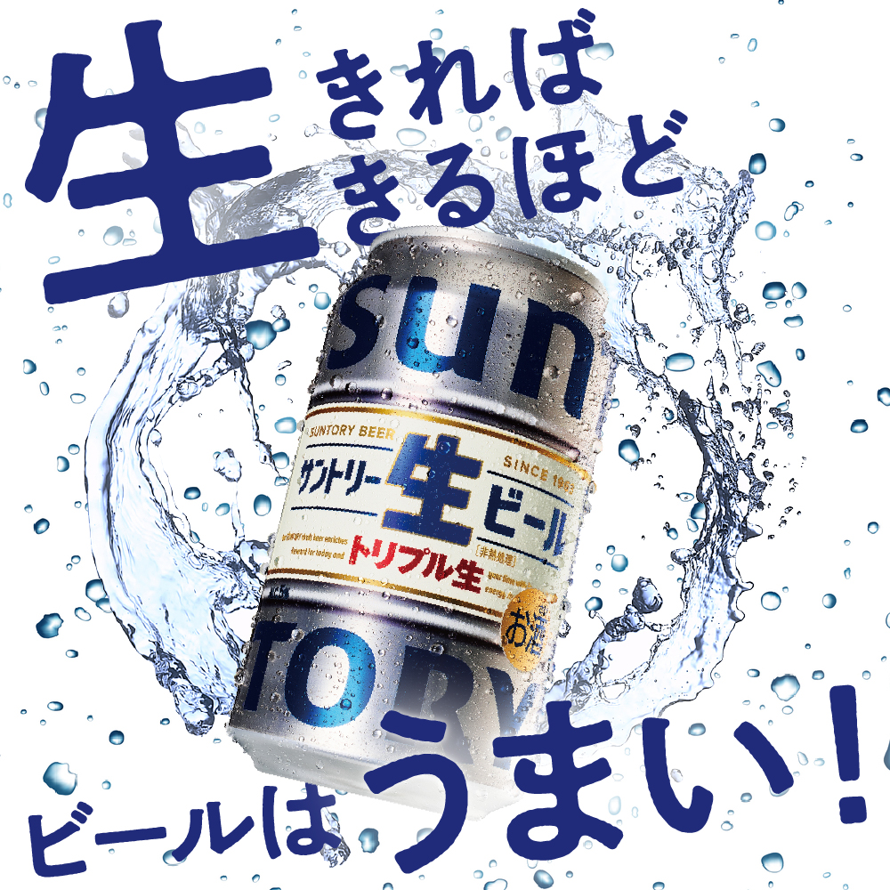 【12ヵ月定期便】サントリー トリプル生 350ml×24本 12ヶ月コース(計12箱)  ch016-022-4r_イメージ2