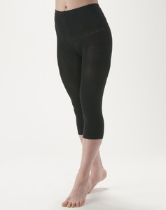 天然の美容繊維 シルク混のびのび7分丈スパッツ フリーサイズ H-S3000