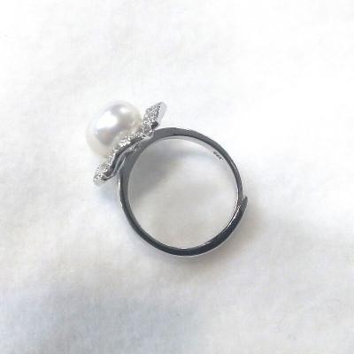 ふるさと納税 伊勢市 リング・ピンウィール(淡水本真珠・ボタン)SV製　1918 |  | 01