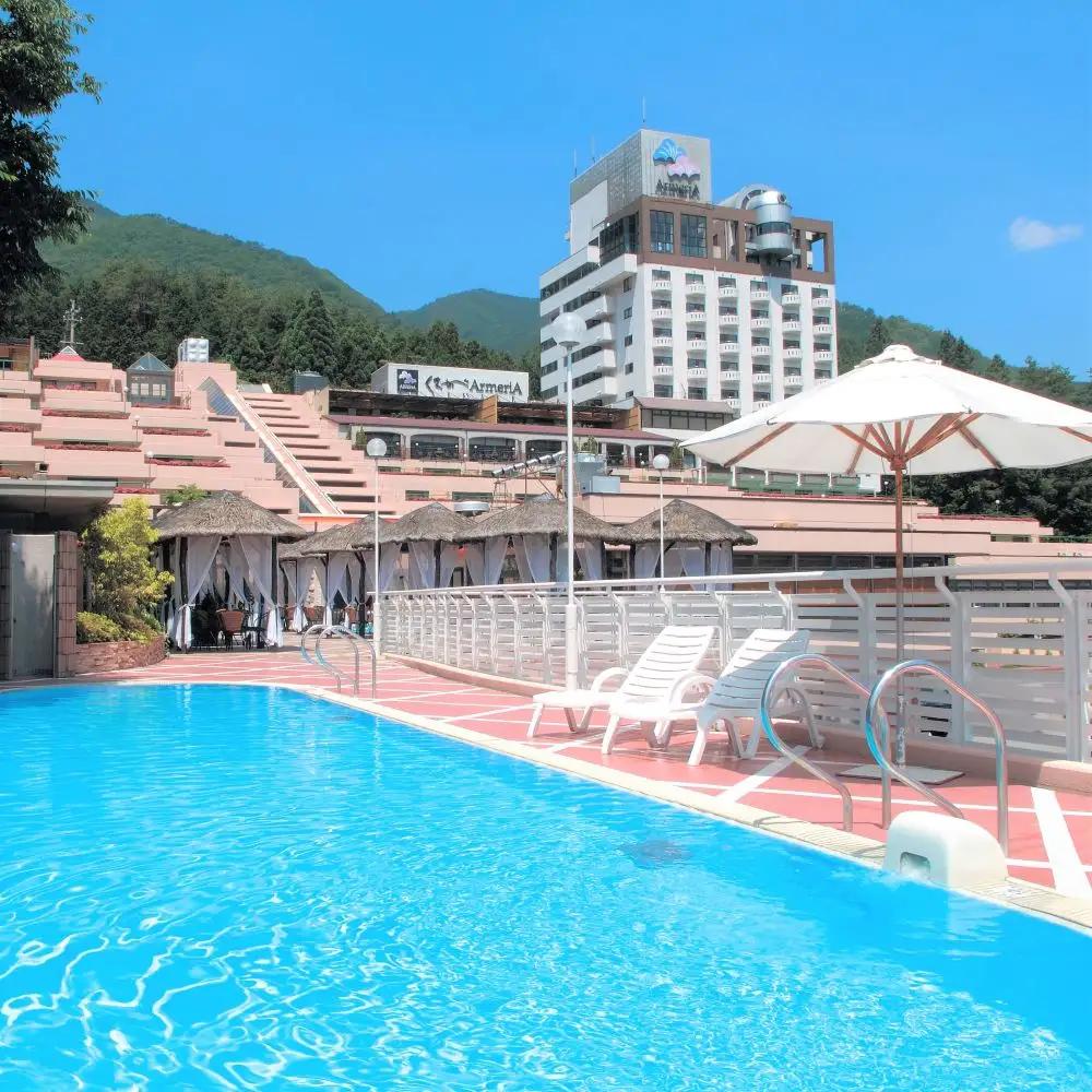下呂温泉【ホテルくさかべアルメリア】宿泊補助券（45,000円分）【a016-4】