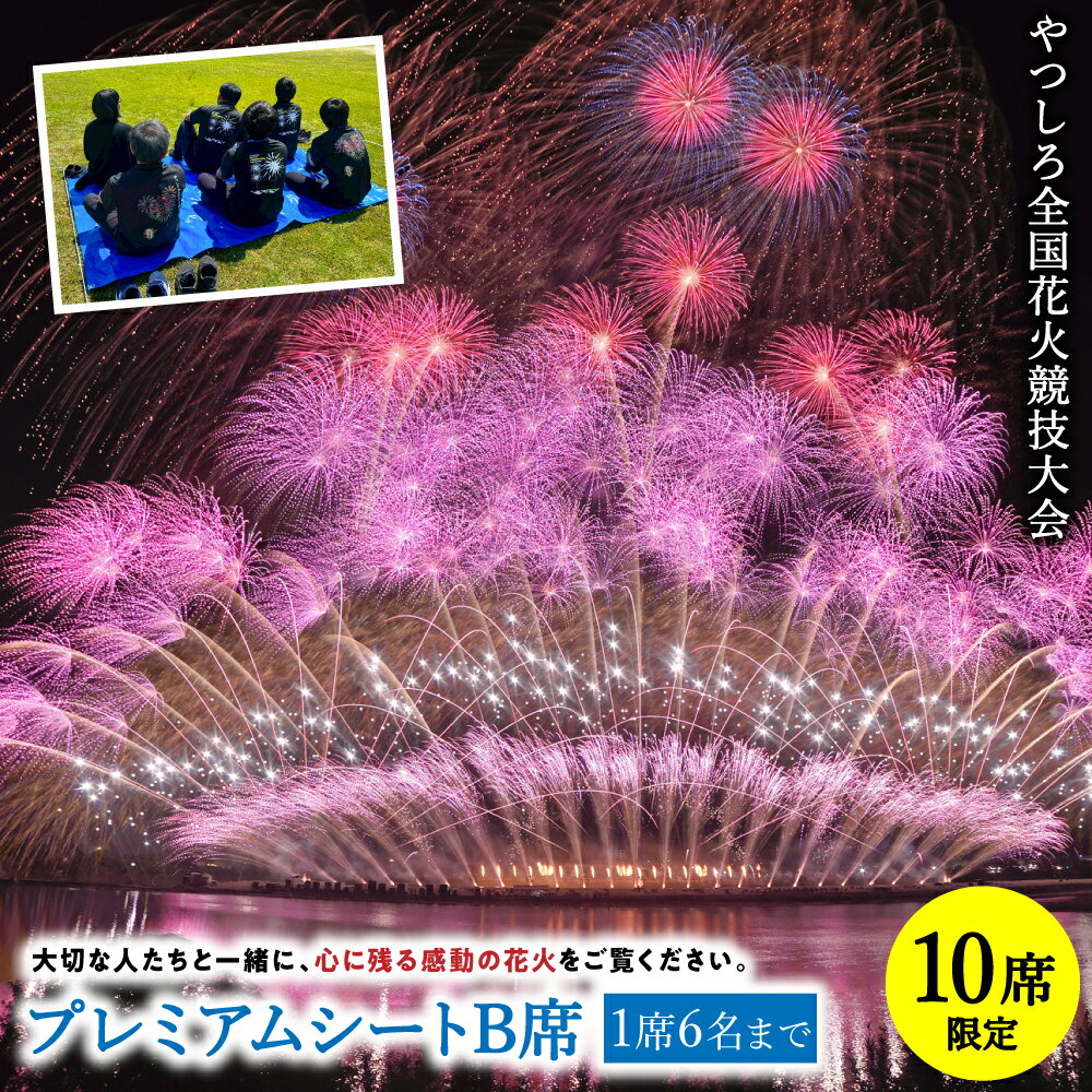 【ふるさと納税】【先行予約】 【限定10席】やつしろ全国花火競技大会 2026年10月17日(土)　開催 プレミアムシートB席 （1席6人まで） 花火 大会 花火大会 観覧チケット イベント チケット 観覧席 10月開催 やつしろ 熊本県 八代市 送料無料【2026年9月下旬より順次発送】