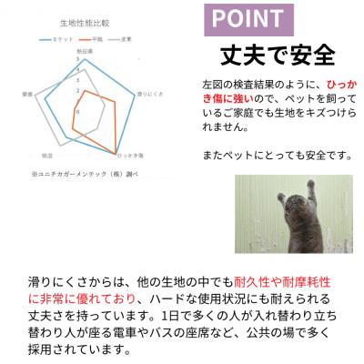 ふるさと納税 橋本市 クッションカバー　moquetto　ブルー |  | 02