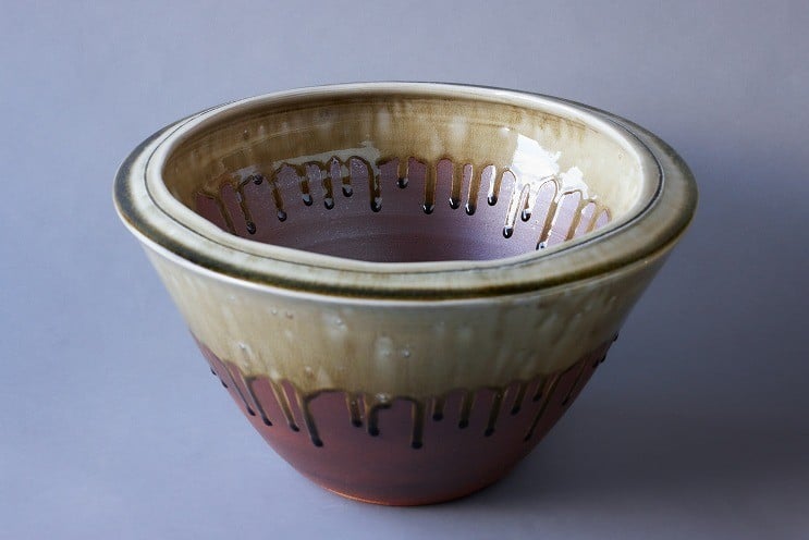 
            23-206　網田蒼土窯　灰釉大鉢　熊本県伝統的工芸品
          