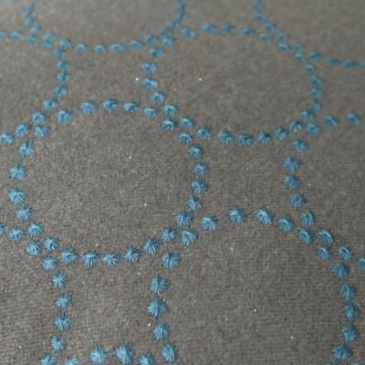 ふるさと納税 藤枝市 秋山木工の45角クッション　タンバリン　グレー(ブルー) |  | 02