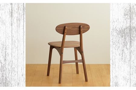 No.625-01 府中市の家具　LISCIO Side Chair　ウォールナット