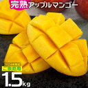 【ふるさと納税】ご家庭用でも極上に美味しい完熟アップルマンゴー1.5kg　【2024年発送】農園直送！ 家庭用 先行予約 沖縄 甘味 糖度 濃厚 美味しい お土産 おいしい お得 とろける甘さ 香り アーウィン 果汁 コスパ 箱入り 手頃 普段使い 自分用 ご褒美