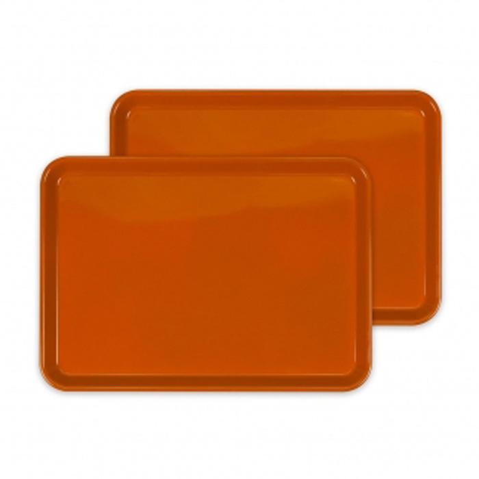 【ふるさと納税】カラフルピノトレー M 33cm マンダリンオレンジ 2枚組 タツクラフト 【Tk52w】 | 橋本達之助工芸 TATSU-CRAFT おしゃれ 送料無料 日用品 インテリア ランチ