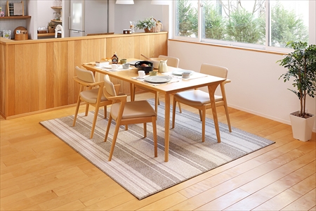 日本製 撥水・防汚 カーペット アイボリー 1枚 約220×250cm 600022211型[1128]