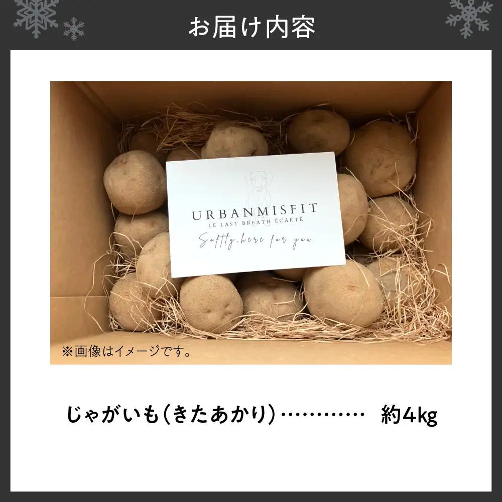 【先行受付】じゃがいも（きたあかり）約4kg | 野菜 芋 ジャガイモ 北海道 札幌市