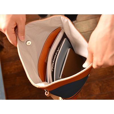 ふるさと納税 近江八幡市 ハンドメイド　八幡帆布鞄リュック　Mサイズ　琵琶湖ブルー |  | 02