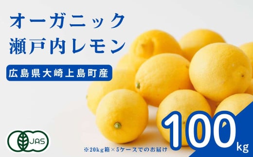 オーガニック瀬戸内レモン 100kg [12月〜6月出荷] 化学肥料・除草剤・防腐剤・ワックス不使用 有機JAS 有機栽培 国産 瀬戸内 大崎上島 濃厚 甘さ控えめ 免疫力向上 健康 ビタミンC クエン酸 抗酸化 ソーダ 炭酸水