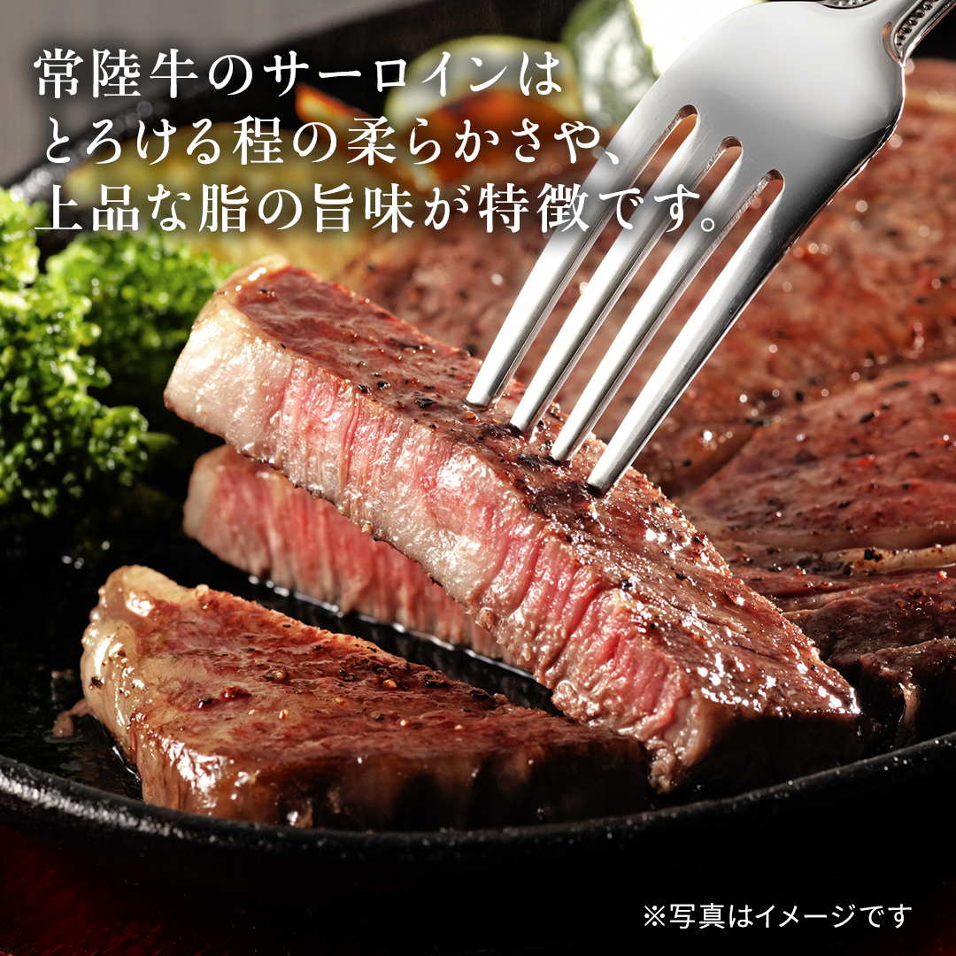 【 6カ月 定期便 】常陸牛 サーロイン ステーキ用 600g 茨城県 黒毛和牛 和牛 牛肉 ブランド牛 A4 A5 冷凍 ステーキ 肉 黒毛 国産牛 誕生日 お祝い 定期便 生活 定期 応援 6回 