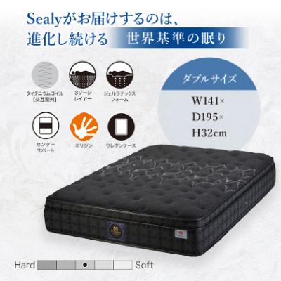ふるさと納税 豊川市 【Sealy】チタンC　エバンスIII マットレス(ダブル) |  | 02