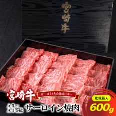 A5～A4等級 宮崎牛 サーロイン 焼肉 600g(諸塚村)