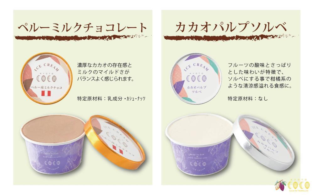 【COCOKYOTO】無添加アイスクリームセット(6個)［ 京都 チョコレート 人気 おすすめ スイーツ デザート 洋菓子 お菓子 お取り寄せ 通販 送料無料 ふるさと納税 ］