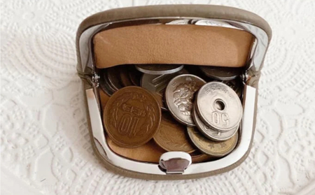 [bell la bell] 押し口小銭入れS (カラー：コーラルオレンジ)