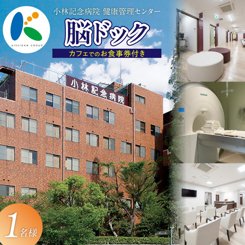 【ふるさと納税】小林記念病院 脳ドック 利用券 1名様分 脳 MRI MRA 眼底検査 健診 健康診断 健康 脳 脳疾患 脳梗塞 脳動脈瘤 生活習慣病 早期発見 予防 券 チケット ギフト用 贈り物 愛知県 碧南市 送料無料
