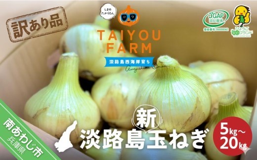 
                  【量が選べる！訳あり新玉】淡路島産新玉ねぎ　◆配送２月～５月
                