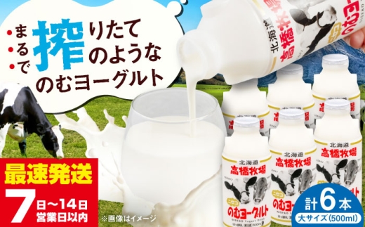 ミルク工房 のむヨーグルト 大サイズ 6本《喜茂別町》【ニセコリゾート観光協会】 ヨーグルト 飲むヨーグルト 牛乳 冷蔵 冷蔵配送 乳酸菌 飲み物 北海道  [AJAI009] 9000 9000円