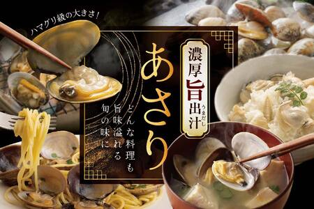 （2023年11月以降順次発送）北海道　道東産 アサリ中 6kg (冷凍)　約 300g ×20 袋【計約6kg(360～500粒)】【be082-040b098-202311】（北海道 あさり アサ