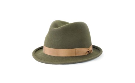 小ツバの老若男女楽しめる！シンプルウールハット[ 帽子 18AWN-003 ] ﾌﾞﾗｯｸ