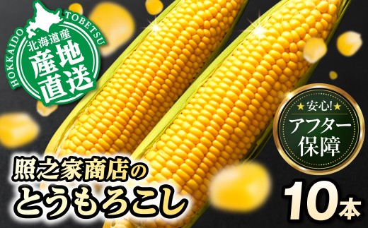 【2026年先行予約】照之家商店 鮮度抜群とうもろこし 味来 10本 | とうもろこし トウモロコシ 北海道とうもろこし 朝採れとうもろこし 産地直送とうもろこし 北海道産とうもろこし