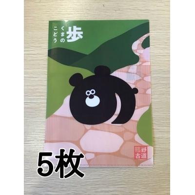 ふるさと納税 熊野市 熊野古道A5サイズクリアファイル5枚☆旅先などのパンフレットやチケットを折らずに持ち運べて便利!