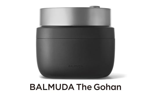 【7営業日以内発送】 BALMUDA The Gohanブラック K08A-BK／JP バルミューダ ザ・ゴハン BALMUDA 3合炊き 3合 電気炊飯器 炊飯器 家電 おしゃれ シンプル