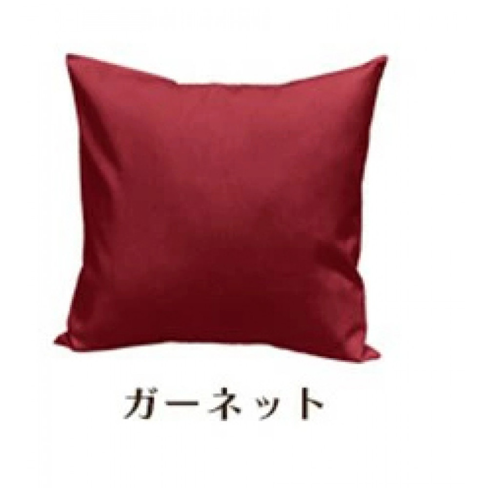 「染」クッションカバー 60×60cmタイプ ガーネット 国産オックスフォード生地 無地