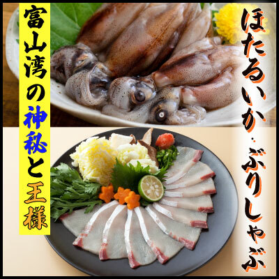 鮮度そのまま！『ぶり、ほたるいか』生冷凍セット