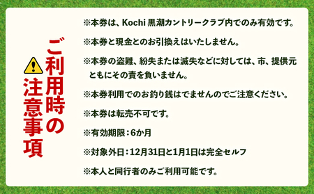 ゴルフ場利用券 Kochi 黒潮カントリークラブ プレー券 15,000円分【ゴルフ チケット ゴルフ 体験 ゴルフ プレー券 ゴルフ 人気 ゴルフ】 ki-0004