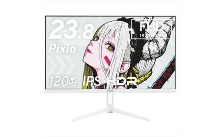 Pixio ゲーミングモニター 23.8インチ FHD 120Hz IPS ホワイト/白 PX246WAVEW | モニター モニター モニター モニター モニター