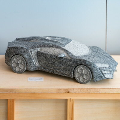 【ふるさと納税】1/10スケール 庵治石モデルカー(オーダーメイド)【配送不可地域：離島】【1610080】