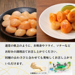 22-128 【お中元】【希少】お刺身用 赤帆立800g　｜ 北海道産　グルメ　海鮮丼
