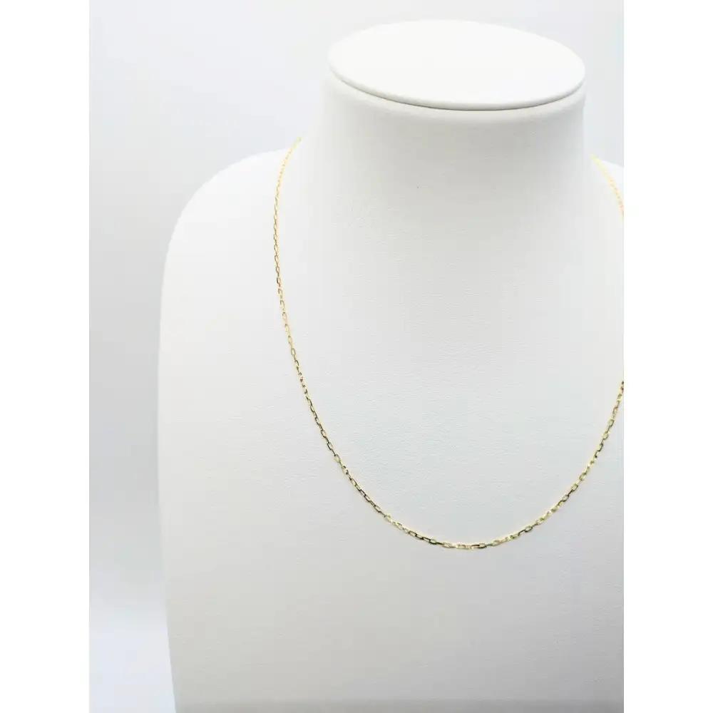 【18金イエローゴールドネックレス グリームカット長小豆0.4 50cm】｜k18 イエローゴールド ネックレス
